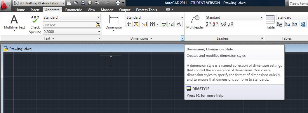 autocad 2005 dimension text does not scale