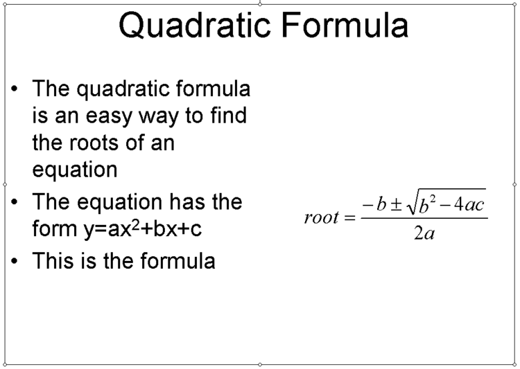 Making Good Looking Equations In Powerpoint Presentations Eg1003 Lab Manual